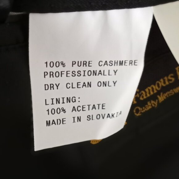 'FENZIA' 100% Cashmere Single breasted Jacket Size 42R Flawless EUC - Picture 8 of 15